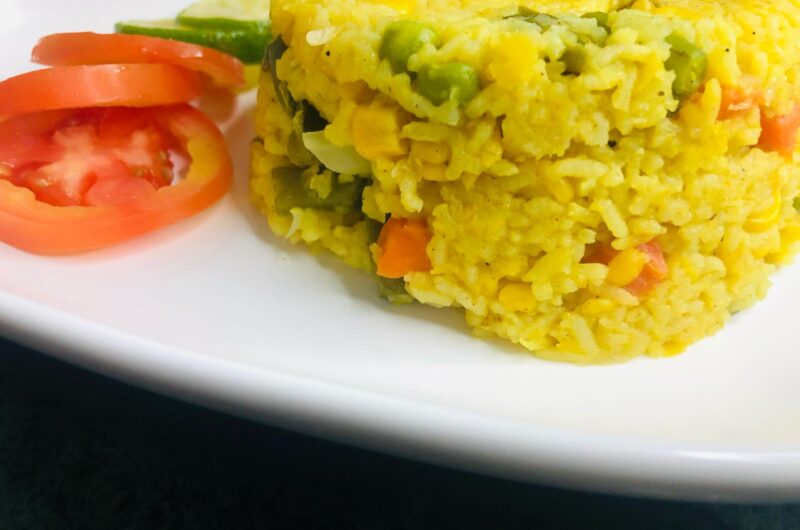 Easy Vegetable Bhuna Khichuri Recipe – Traditional Bengali Mixed Vegetable Khichdi